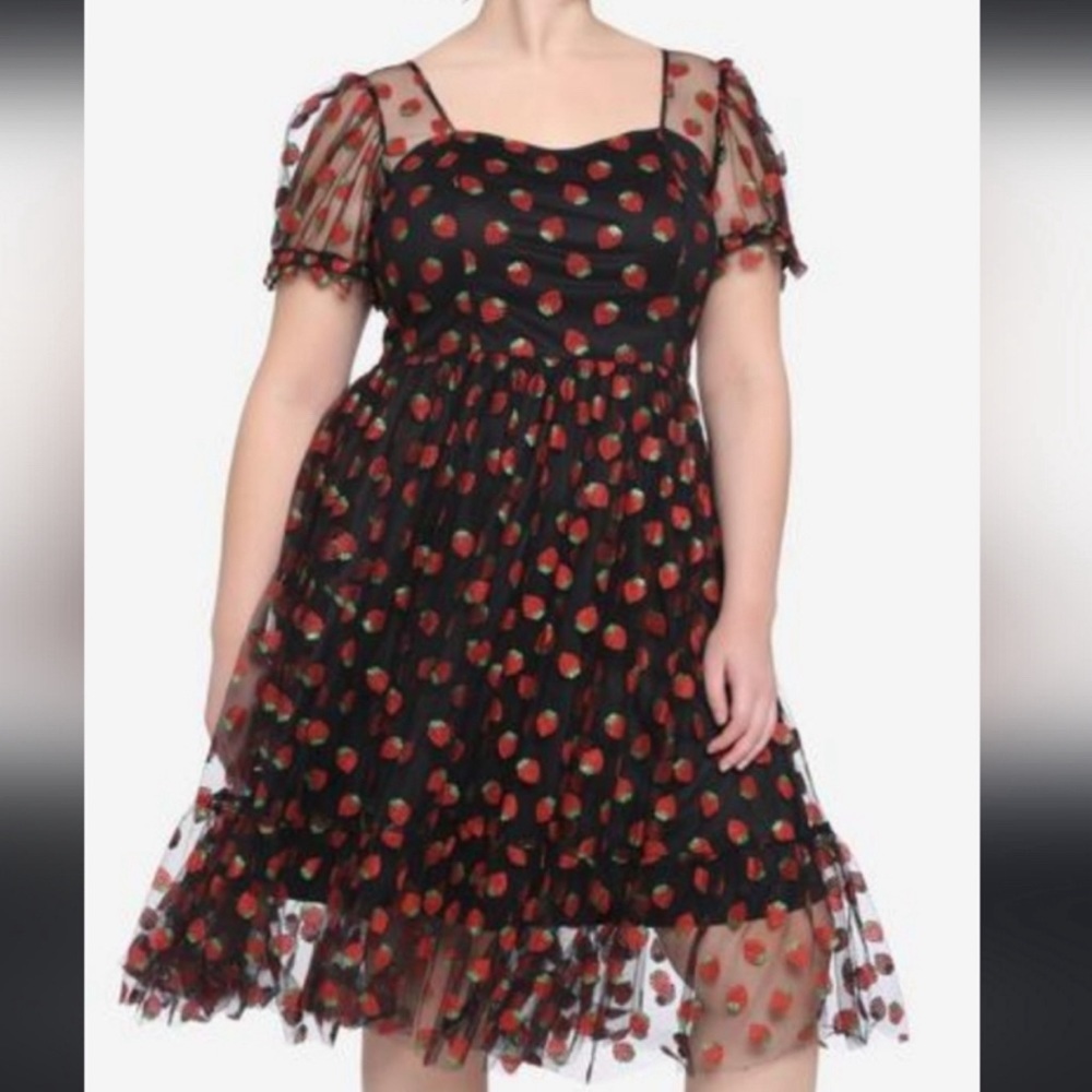 Black and Red Polka Dot Dress